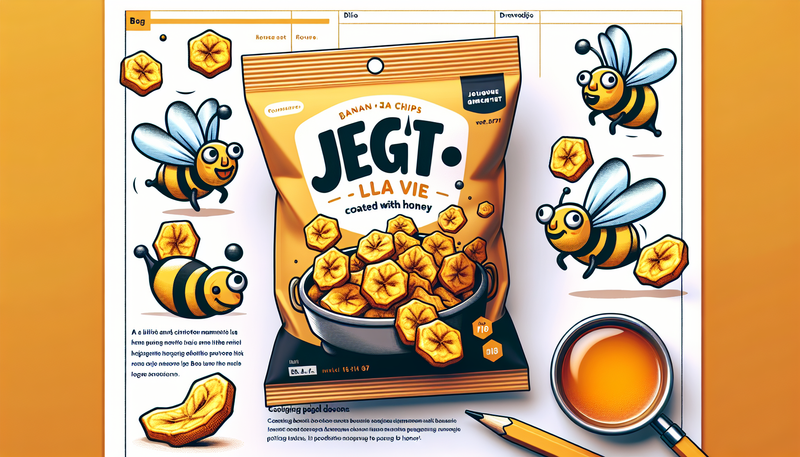 Bananenchips mit Honig ummantelt: Eine süße Versuchung von Jegit - Pour La Vie
