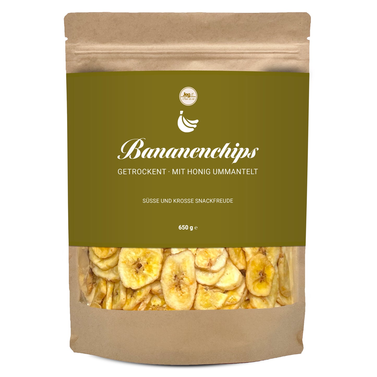 Bananenchips 650g mit Honig