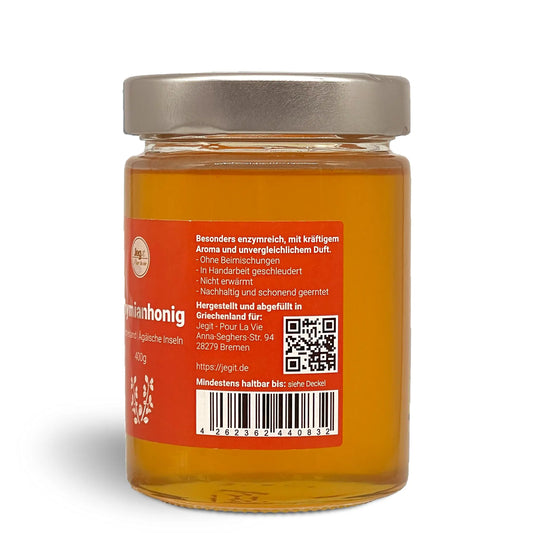 Thyme Honey 400g from Greece Jegit - Pour La Vie