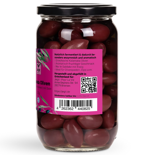 Black Kalamata Olives with pit