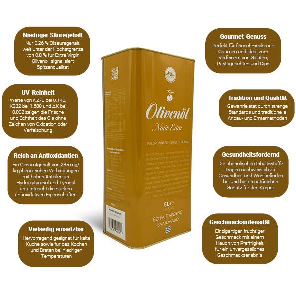 Olive Oil Extra Virgin from Peloponnese