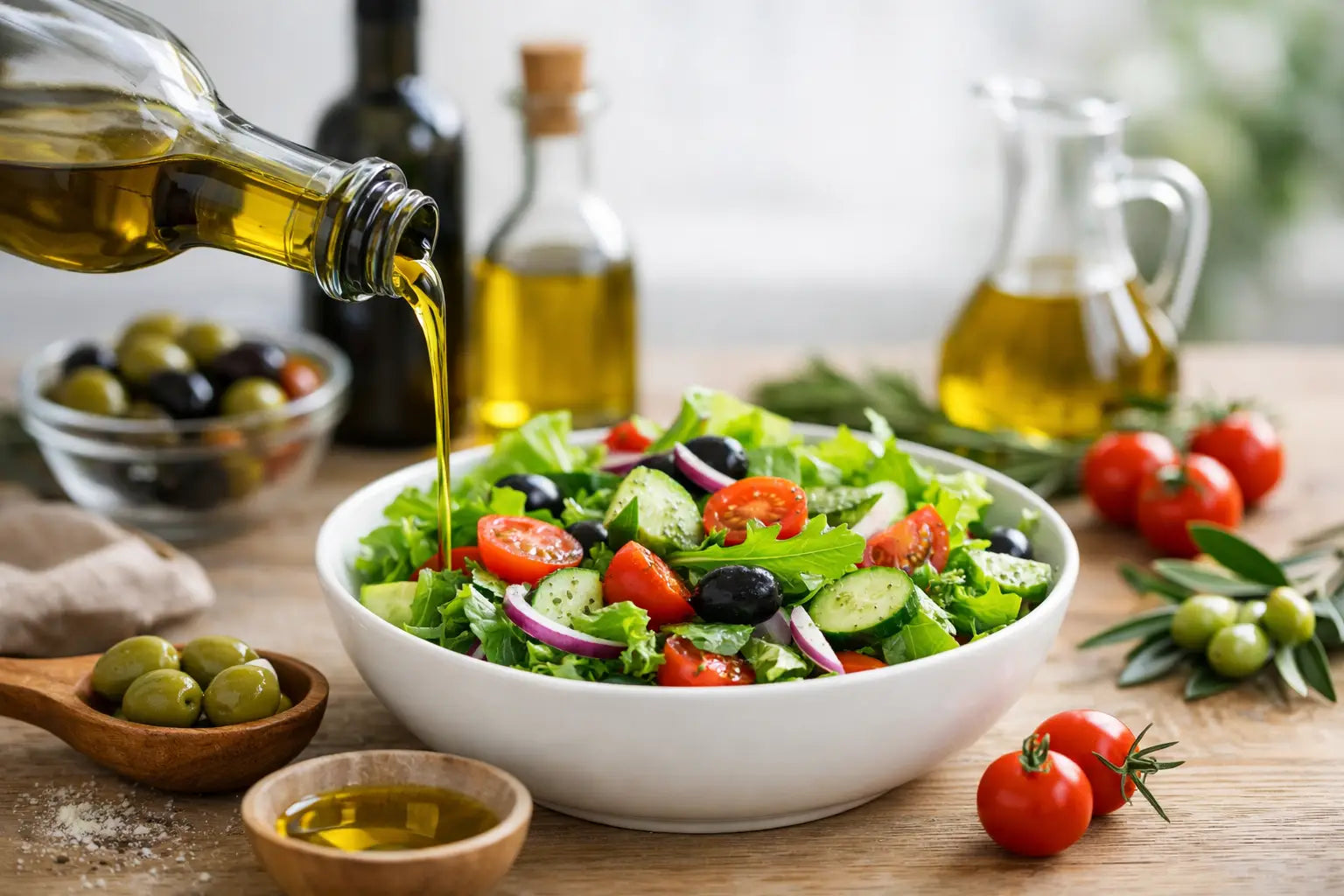 Bestes Olivenöl für Salat richtig wählen