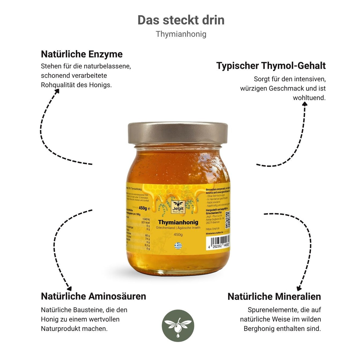 Thyme Honey 450g from Greece