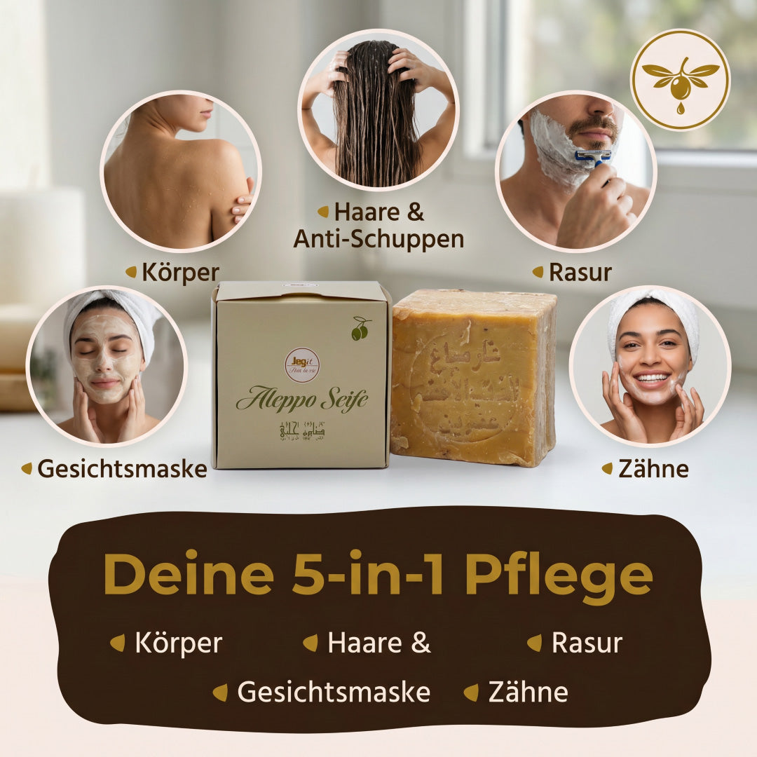 4x Aleppo soap - 40% laurel oil & 60% olive oil