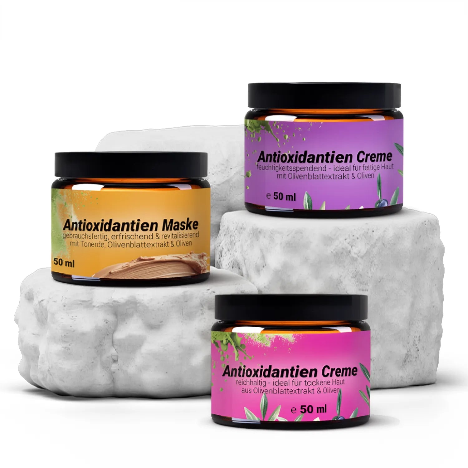 Antioxidatives Olivenblatt-Set