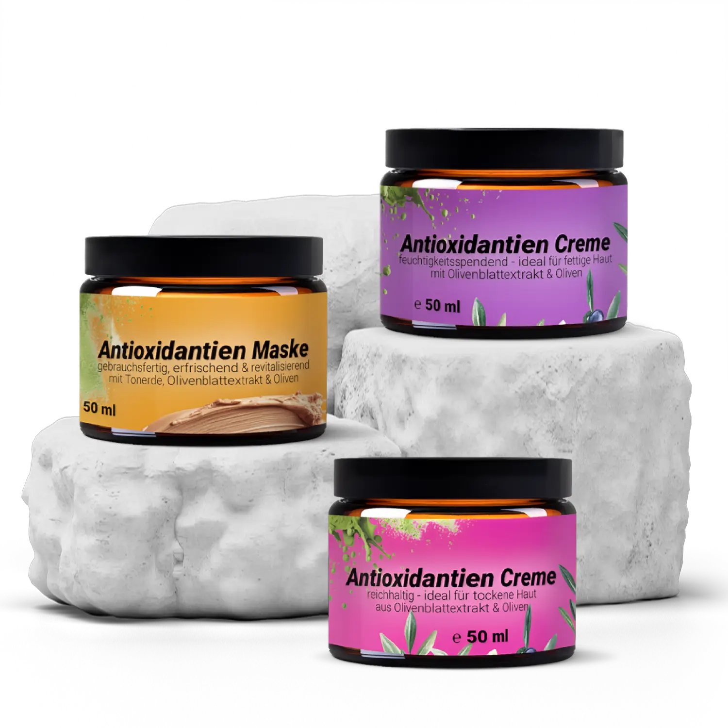 Antioxidatives Olivenblatt-Set