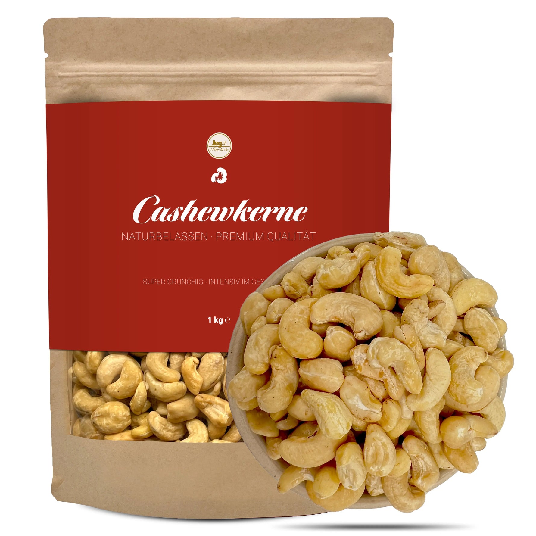 Cashew Kernels 1kg Jegit - Pour La Vie