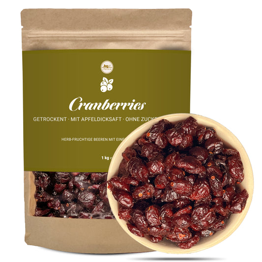 Cranberries 1kg getrocknet aus Kanada