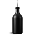 Olive Oil Stoneware Bottle with Drip-Free Pourer