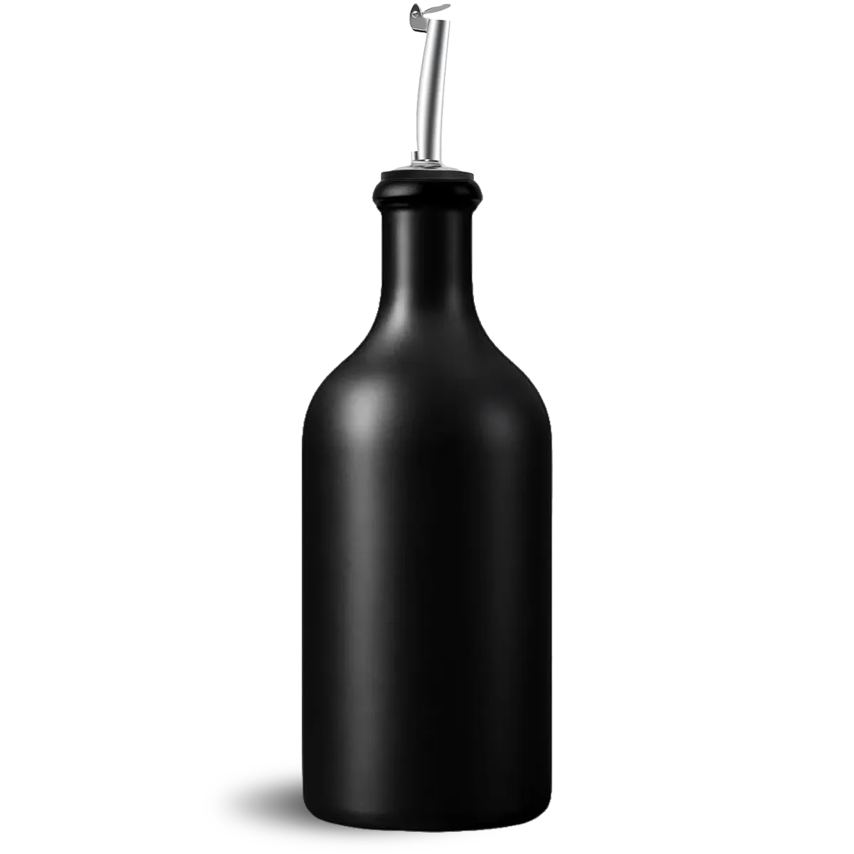 Steingutflasche für Olivenöl mit tropffreiem Ausgießer