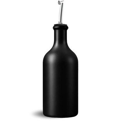 Olive Oil Stoneware Bottle with Drip-Free Pourer