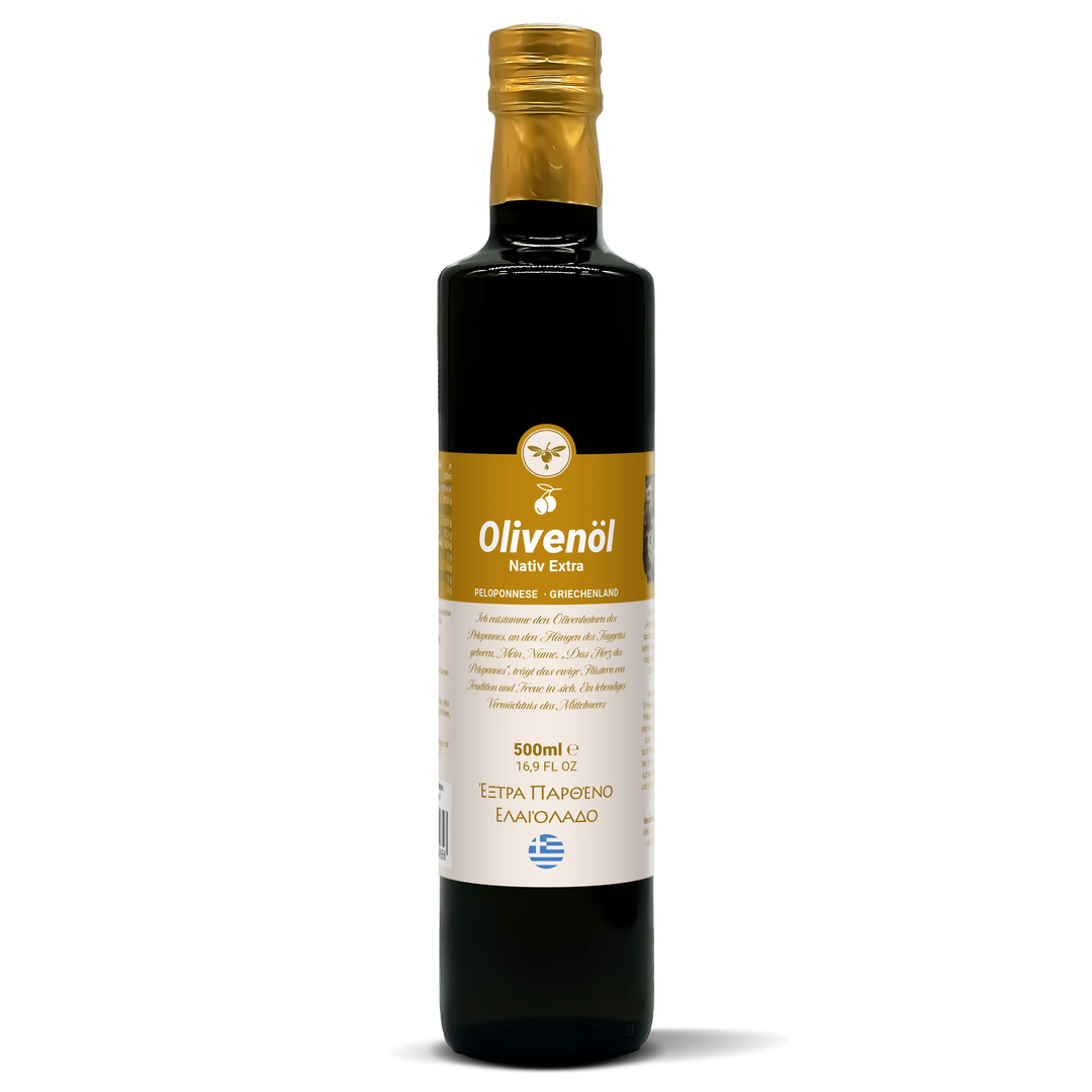Natives Olivenöl extra 500ml von der Peloponnes