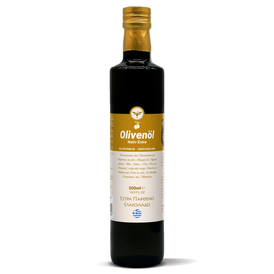Natives Olivenöl extra 500ml von der Peloponnes