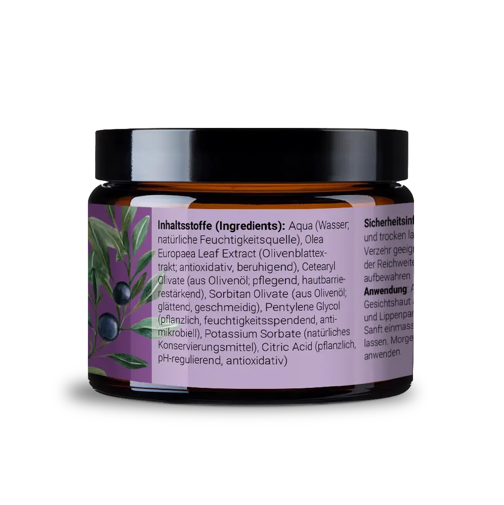 Soft Antioxidant Cream with Olive Leaf