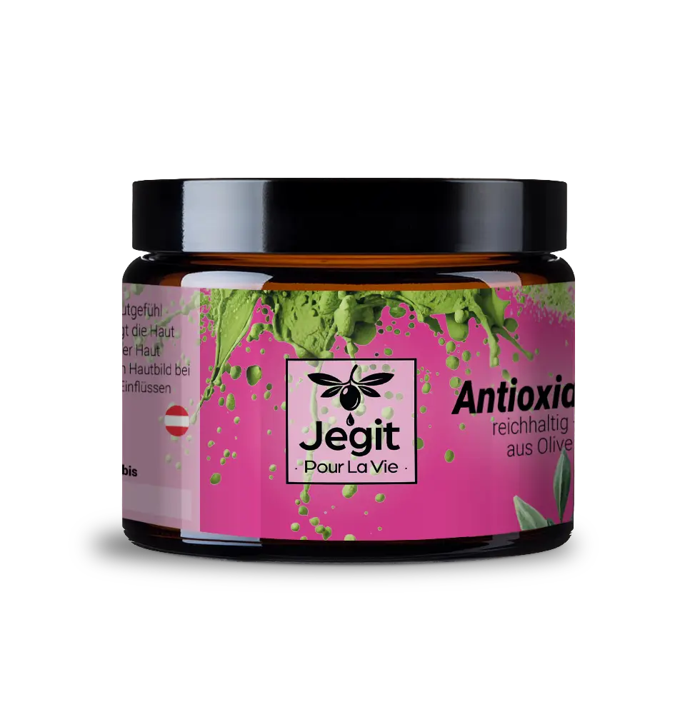 Reichhaltige antioxidative Creme mit Olivenblatt