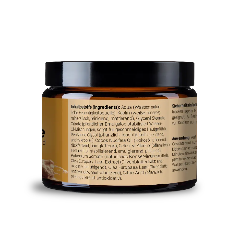 Antioxidative Maske mit Olivenblatt