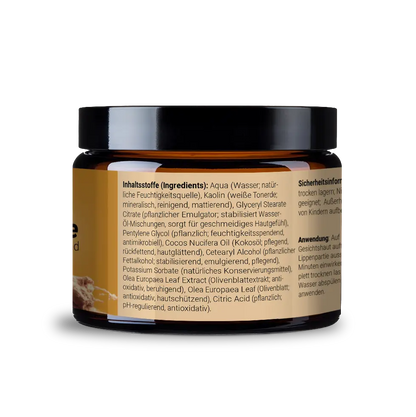 Antioxidative Maske mit Olivenblatt