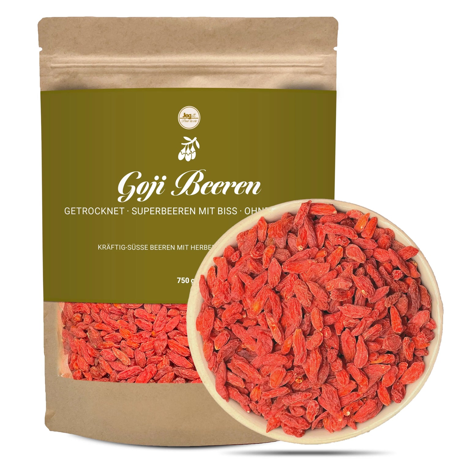Goji Berries 750g Dried Jegit - Pour La Vie