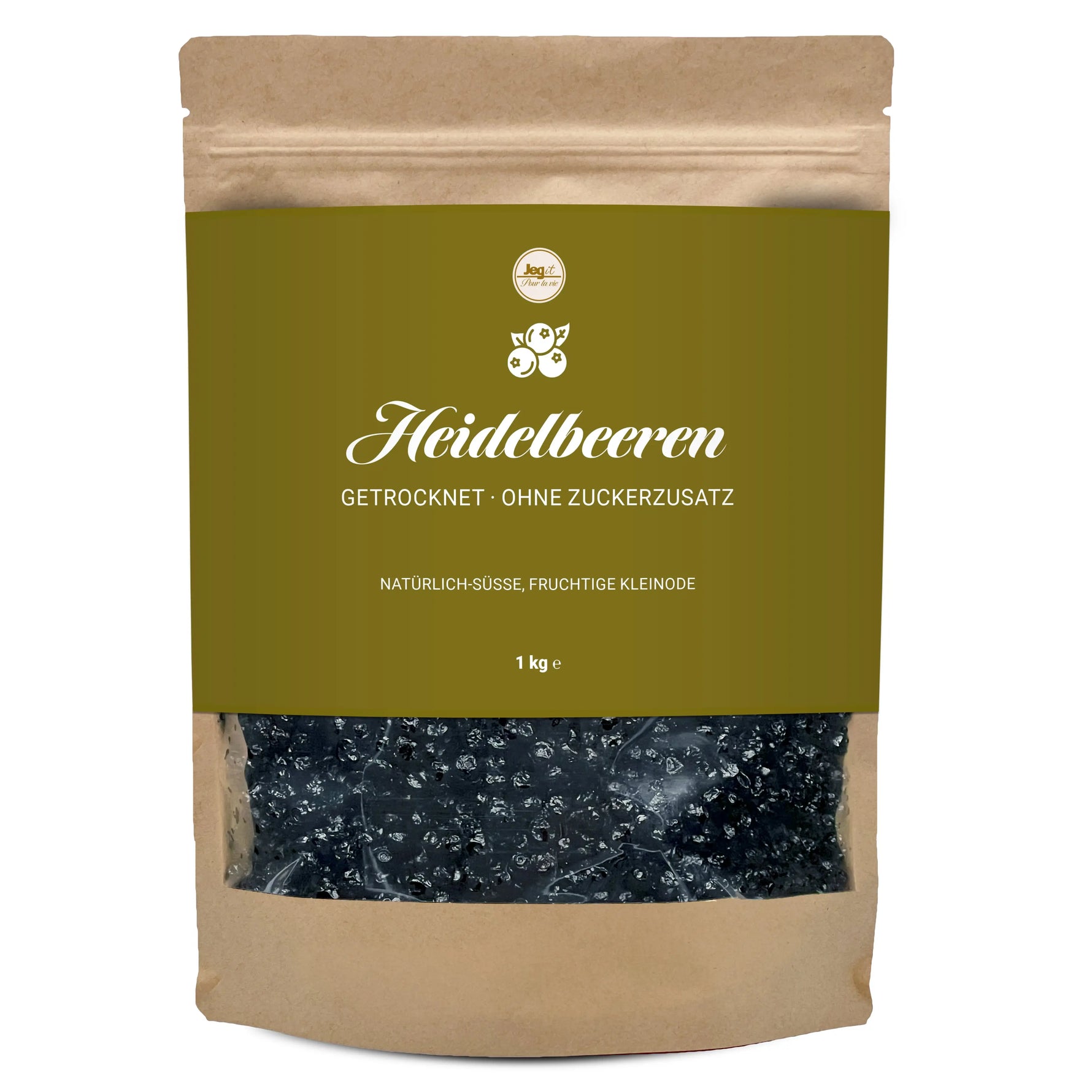 Blueberries 1kg Dried from Canada Jegit - Pour La Vie