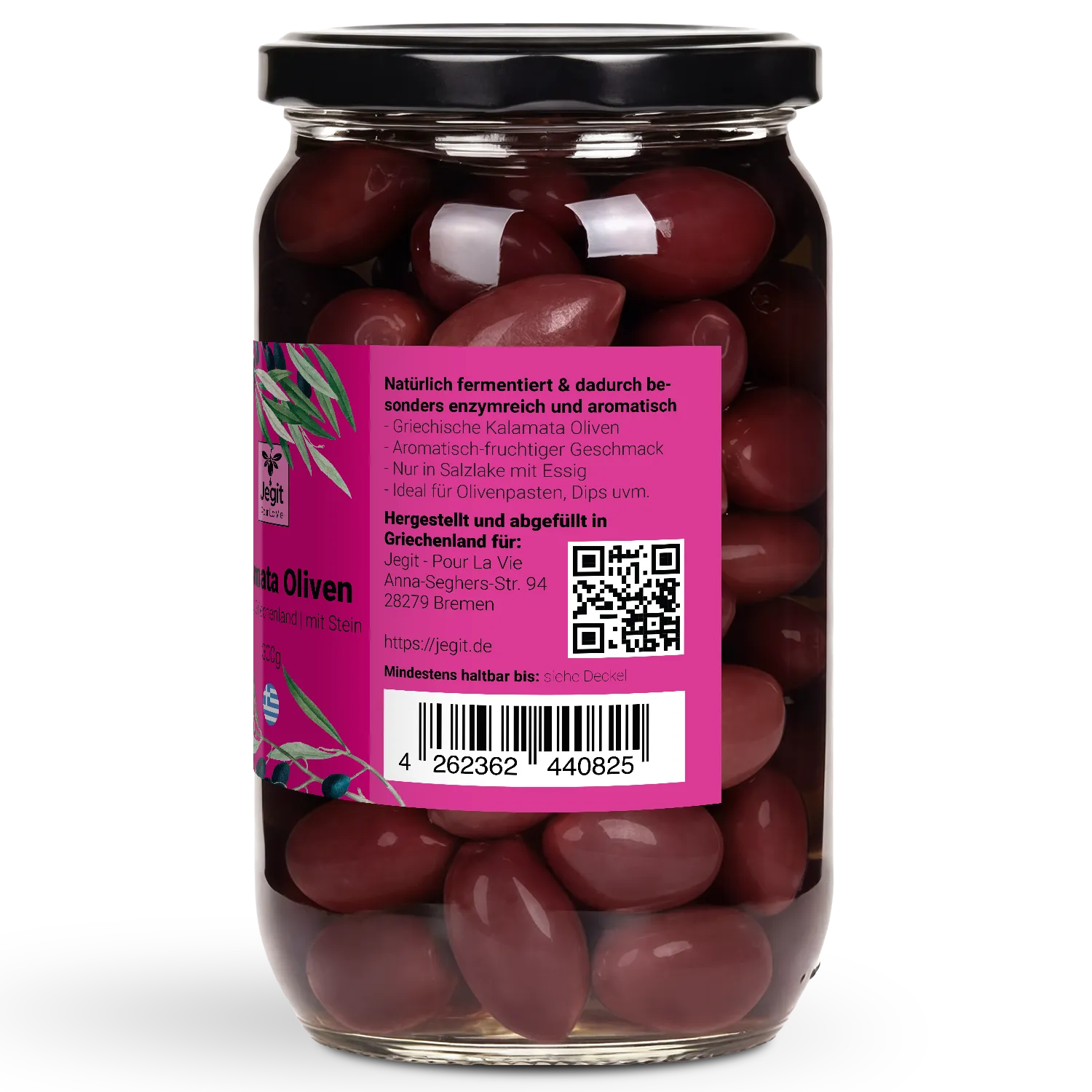 Black Kalamata Olives with pit