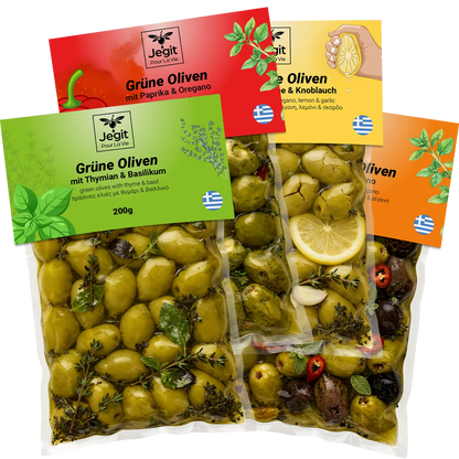 Greek Mixed Olives - Tasting box