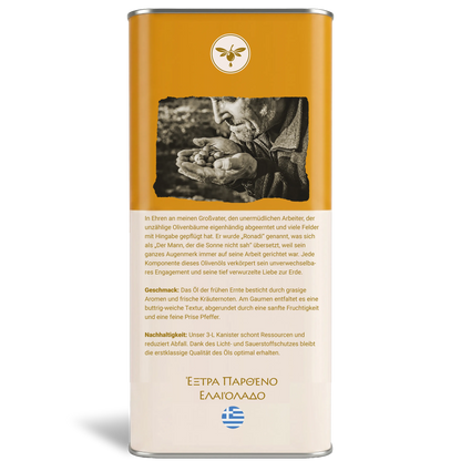 Natives Olivenöl extra 3L von der Peloponnes