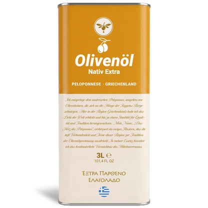 Natives Olivenöl extra 3L von der Peloponnes
