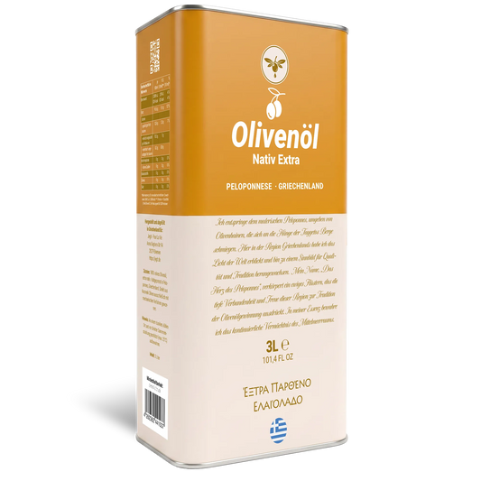 Natives Olivenöl extra 3L von der Peloponnes