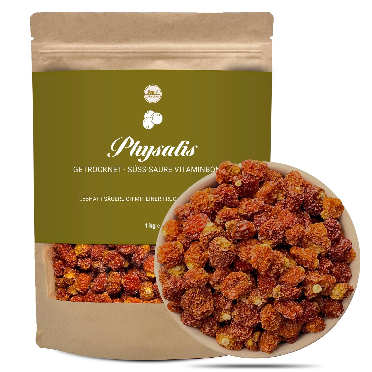 Physalis 1kg Dried Jegit - Pour La Vie