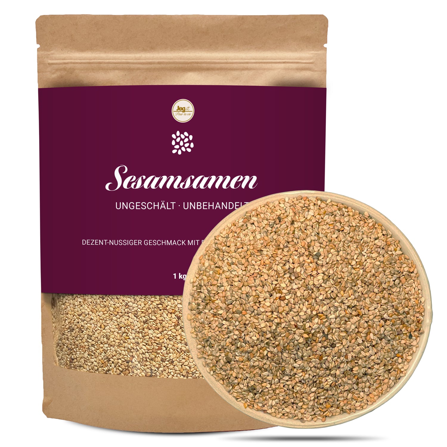 Sesamsamen, Sesam 1kg ungeschält 