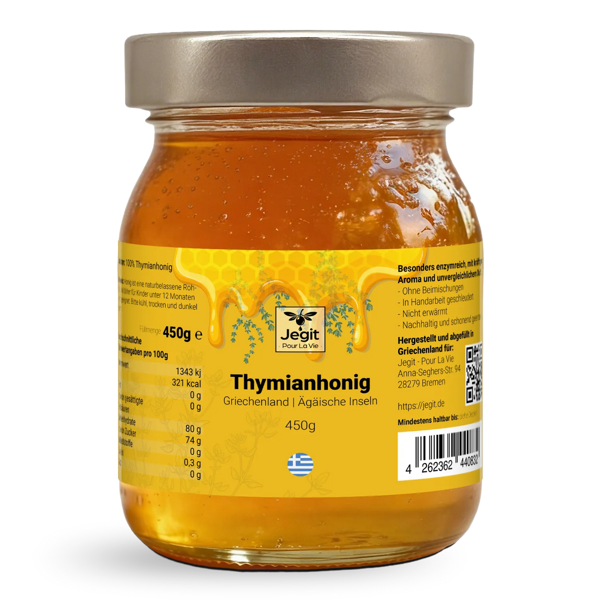 Thymianhonig 450g aus Griechenland