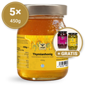2,25kg Thymianhonig + GRATIS 600g griechische Oliven